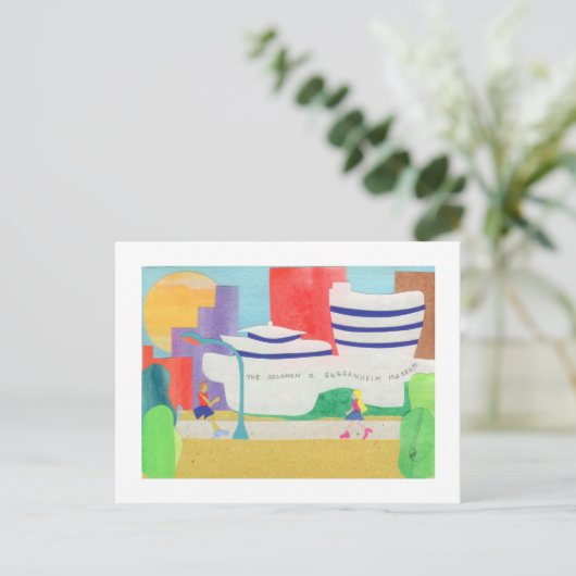 Guggenheim Briefkaart (Staand voorkant)