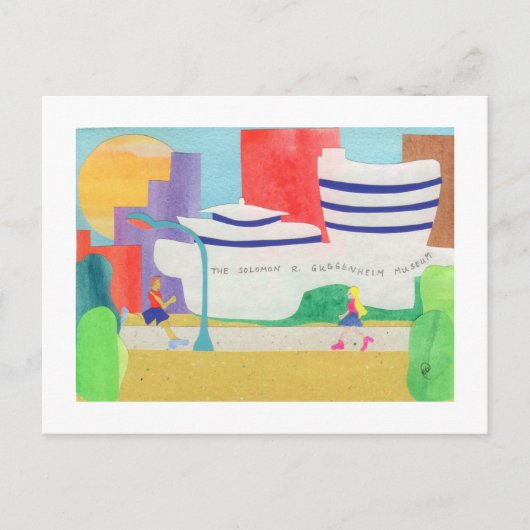 Guggenheim Briefkaart (Voorkant)