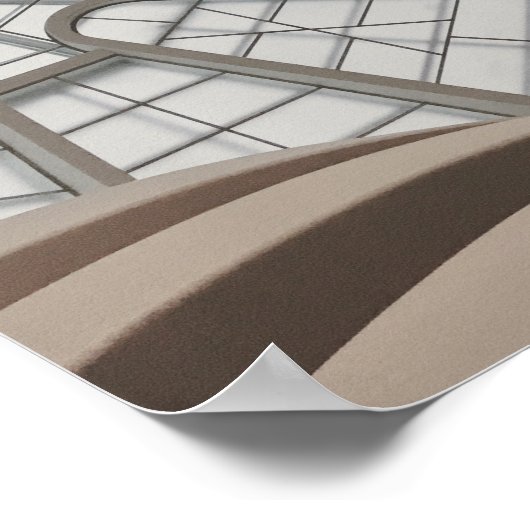 Guggenheim Museum Ceiling in New York City Poster (Hoek)