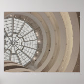 Guggenheim Museum Ceiling in New York City Poster (Voorkant)