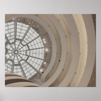 Guggenheim Museum Ceiling in New York City Poster