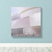 Guggenheim Museum New York 2004 Canvas Afdruk (Insitu (Houten vloer))