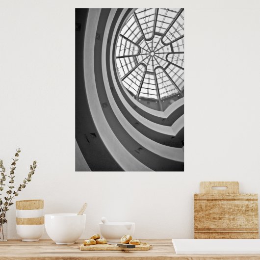 Guggenheim Skylight Poster (Keuken)