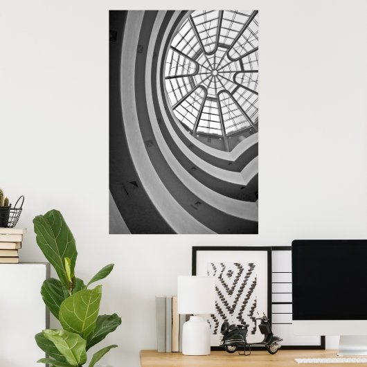 Guggenheim Skylight Poster (Thuiskantoor)