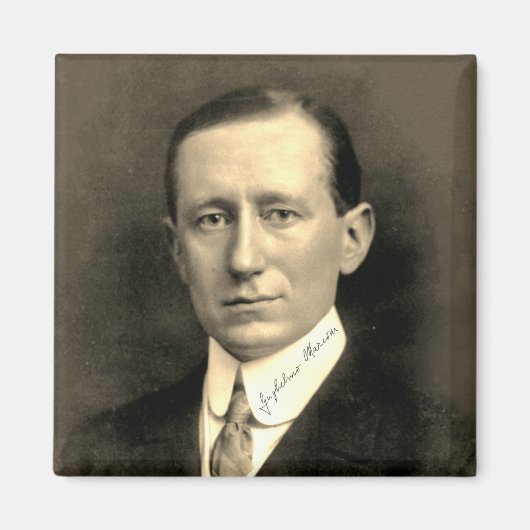 Guglielmo Marconi Magneet (Voorkant)