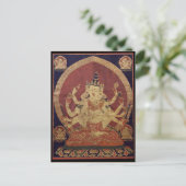 Guhyasamaja Tibetan Buddhist Deity Briefkaart (Staand voorkant)