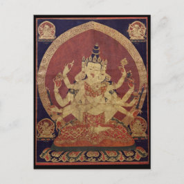 Guhyasamaja Tibetan Buddhist Deity Briefkaart