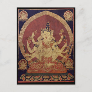 Guhyasamaja Tibetan Buddhist Deity Briefkaart