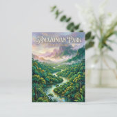 Guiana Amazonepark Frans-Guyana Briefkaart (Staand voorkant)