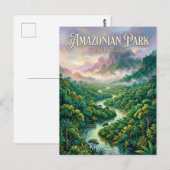 Guiana Amazonepark Frans-Guyana Briefkaart (Voorkant / Achterkant)