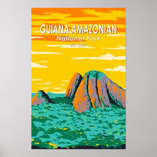 Guiana Amazonian National Park Poster (Voorkant)