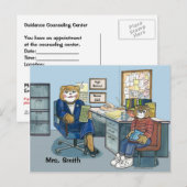 Guidance Counselor Appointment Post Card Briefkaart (Voorkant / Achterkant)