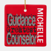 Guidance Counselor Extraordinaire CUSTOM Keramisch Ornament (Achterkant)