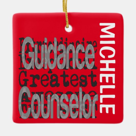 Guidance Counselor Extraordinaire CUSTOM Keramisch Ornament (Voorkant)