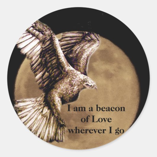 Guidance of Hope_ Ronde Sticker (Voorkant)