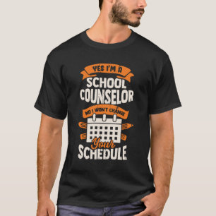 Guidance School Counselor Gift T-shirt