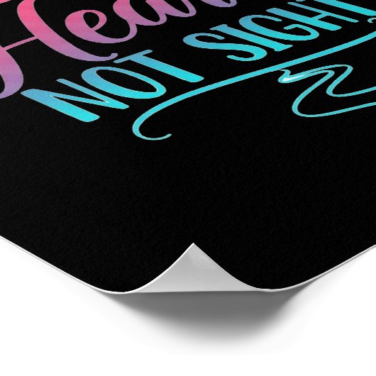 Guide By Heart, Not Sight Poster (Hoek)