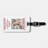 Guide Dog Service Dog Photo ID Badge Bagagelabel (Voorkant horizontaal)
