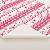 Guide Dog Tale Duitse Herder Patroon Rood Sherpa Deken (3/4)