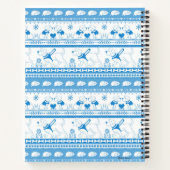 Guide Dog Tale Lab Patroon - Blauw - Notitieboek (Achterkant)