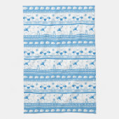 Guide Dog Tale Labs Patroon - Blauw - Theedoek (Verticaal)