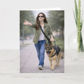 Guide Dog Team Graduation Congratulations GSD Team Kaart (Voorkant)