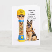 Guide Dog TeamenGSD Human Treat Dispenser Kaart (Voorkant)