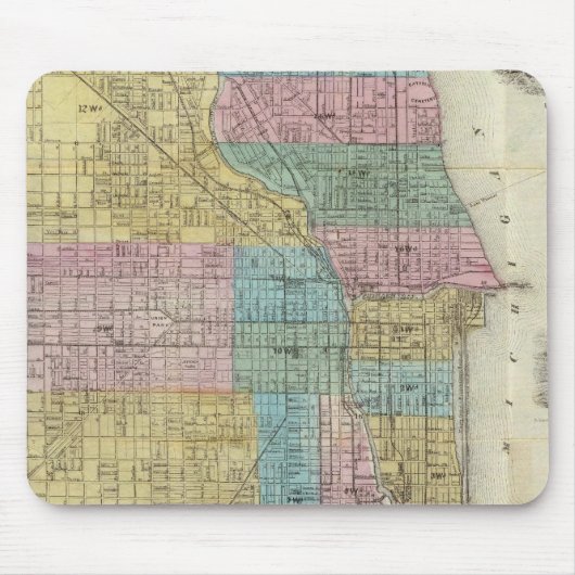 Guide Map of Chicago Muismat (Voorkant)