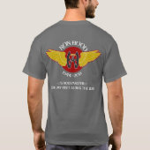 "Guide My Feet" Dark Woodsmaster T-shirt (Achterkant)