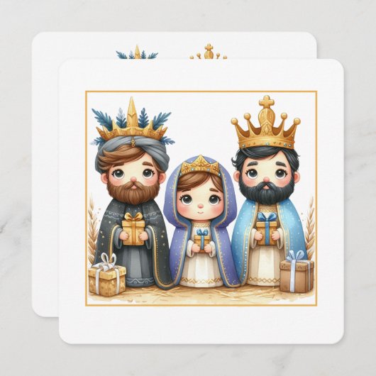 Guided by a Star Feestdagenkaart (Voorkant / Achterkant)