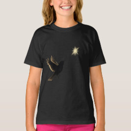 Guided by Light – Silhouette Bird and Star T-shirt