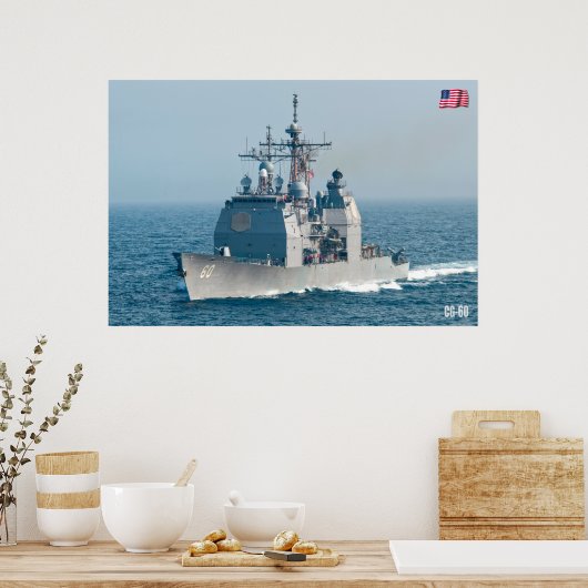 GUIDED-MISSILE CRUISER - CG-60 POSTER (Keuken)