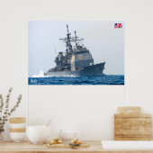 GUIDED-MISSILE CRUISER - CG-61 POSTER (Keuken)