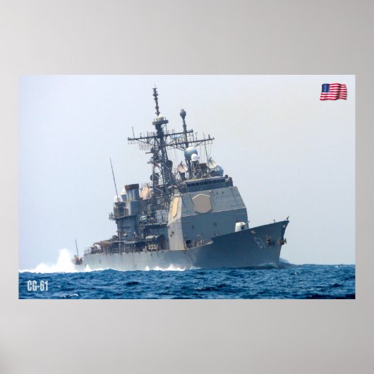 GUIDED-MISSILE CRUISER - CG-61 POSTER (Voorkant)