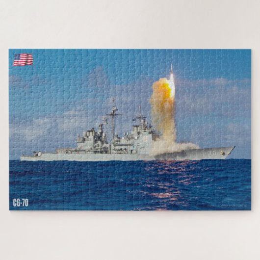 GUIDED-MISSILE CRUISER - CG-70 (20x30 INCH) Legpuzzel (Horizontaal)