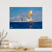 GUIDED-MISSILE CRUISER - CG-70 POSTER (Keuken)