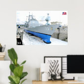GUIDED-MISSILE CRUISER - CG-73 POSTER (Thuiskantoor)