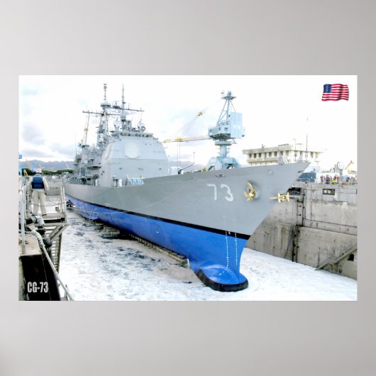 GUIDED-MISSILE CRUISER - CG-73 POSTER (Voorkant)