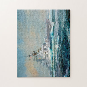 Guided Missile Cruiser USS Leahy (CG 16) Legpuzzel