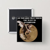 Guidens of Hope_ Vierkante Button 5,1 Cm (Voorkant /achterkant)