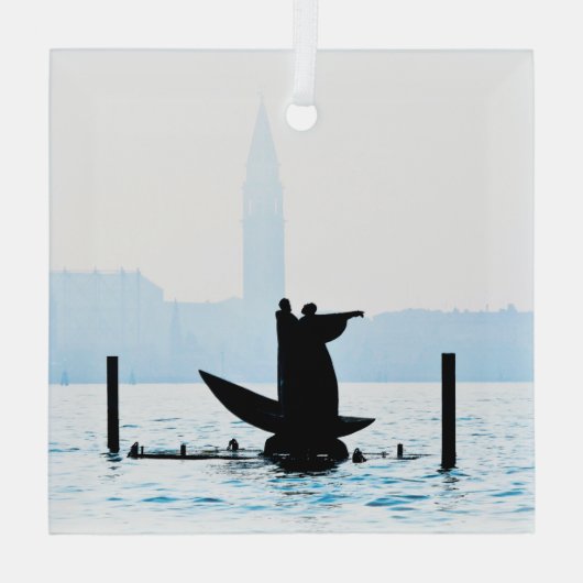 GUIDING HAND Glass Ornament (Achterkant)