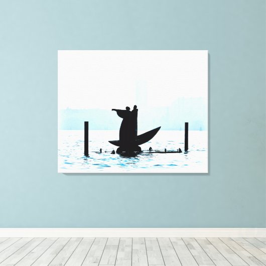 GUIDING HAND Stretched Canvas afdrukken (Insitu (Houten vloer))