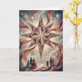 Guiding Light Christmas Card Kaart (Gele Bloem)