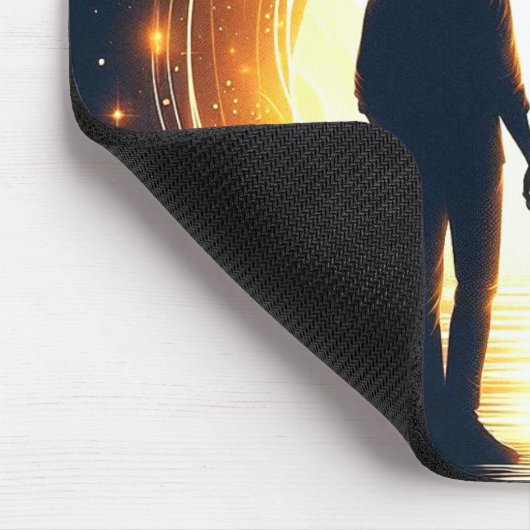 Guiding Light – Vader & Kind Zonsondergang Mousepa Muismat (Hoek)