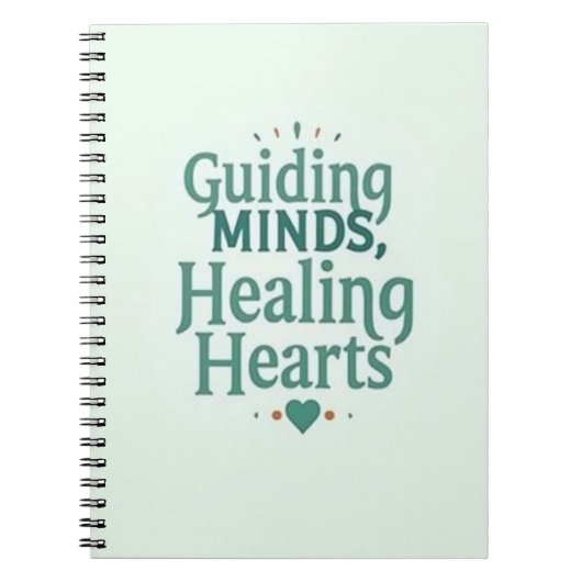 Guiding Minds, Healing Hearts – School Counselor Notitieboek (Voorkant)