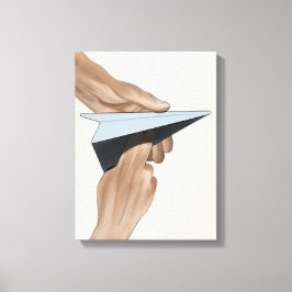 Guiding Paper Skies – Parent-Child Trust Canvas Afdruk