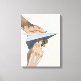 Guiding Paper Skies – Parent-Child Trust Canvas Afdruk