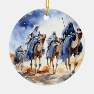 Guiding Star - Drie Wise Mannen Ornament" Keramisch Ornament