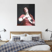Guido Cagnacci De dood van Cleopatra Canvas Afdruk (Insitu (Slaapkamer))