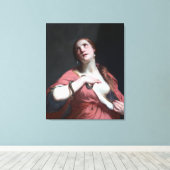 Guido Cagnacci De dood van Cleopatra Canvas Afdruk (Insitu (Houten vloer))